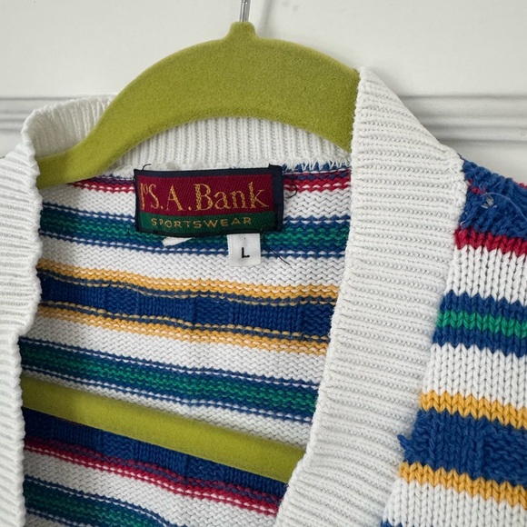 *vintage* Jos. A. Bank Sportswear cardigan / men’s large / button front - Picture 2 of 7